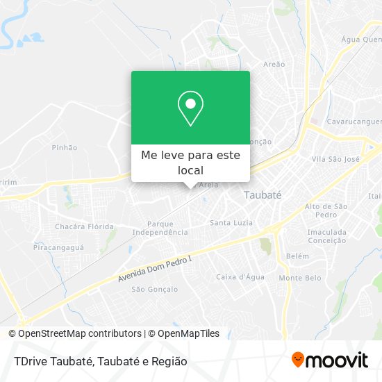 TDrive Taubaté mapa