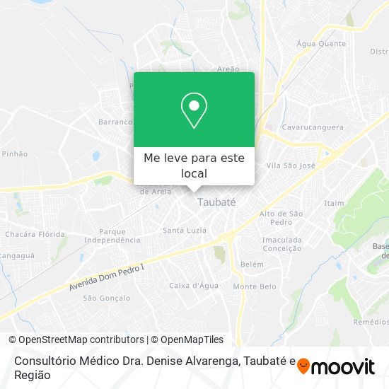 Consultório Médico Dra. Denise Alvarenga mapa