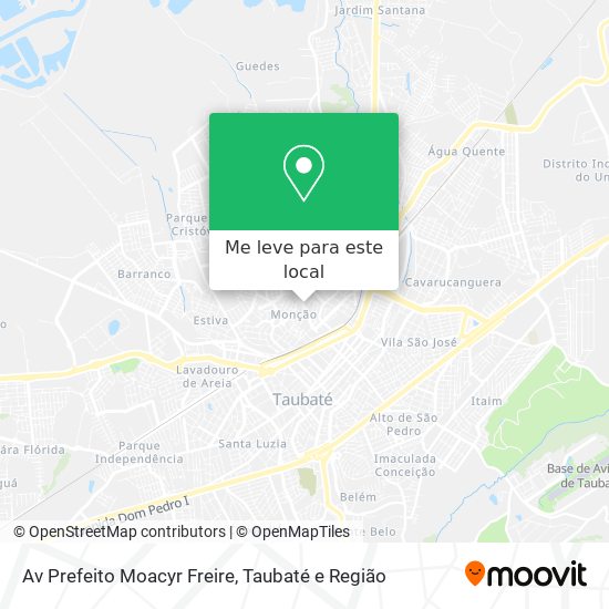 Av Prefeito Moacyr Freire mapa