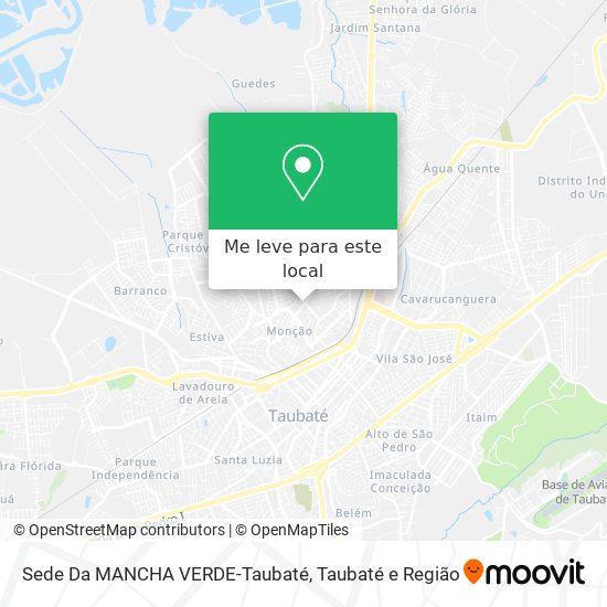 Sede Da MANCHA VERDE-Taubaté mapa