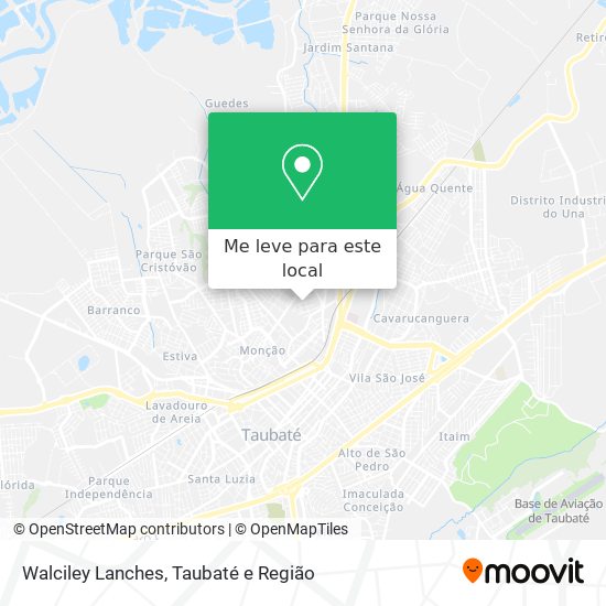 Walciley Lanches mapa