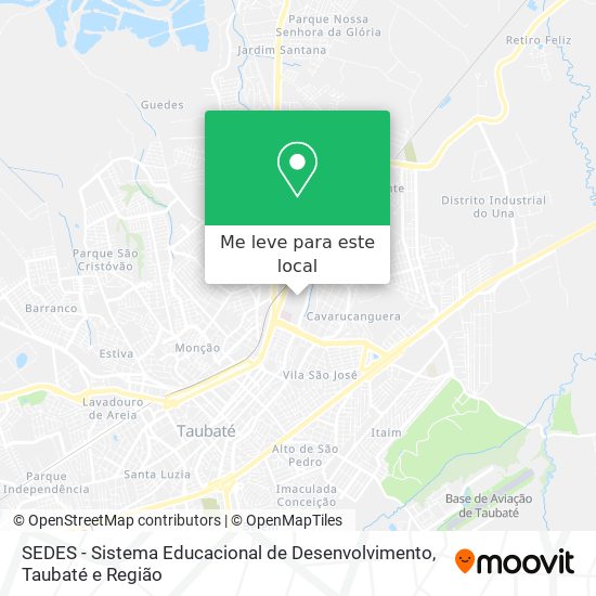 SEDES - Sistema Educacional de Desenvolvimento mapa