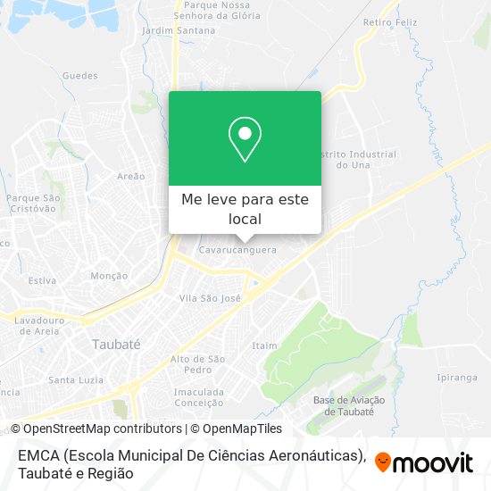 EMCA (Escola Municipal De Ciências Aeronáuticas) mapa