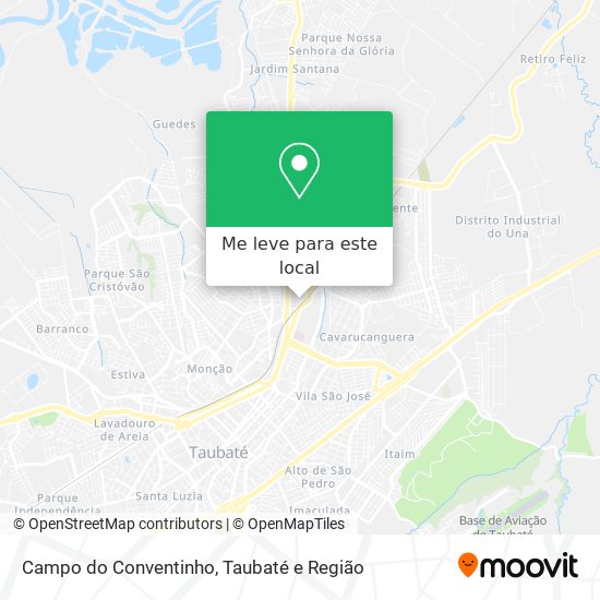 Campo do Conventinho mapa