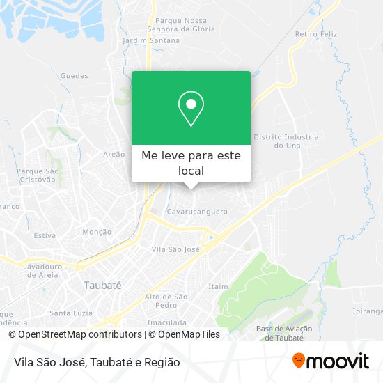 Vila São José mapa