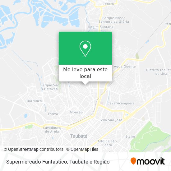 Supermercado Fantastico mapa