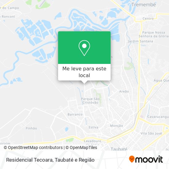 Residencial Tecoara mapa