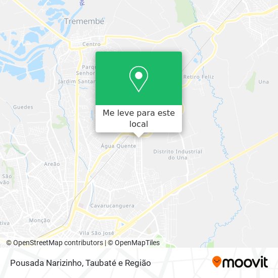 Pousada Narizinho mapa