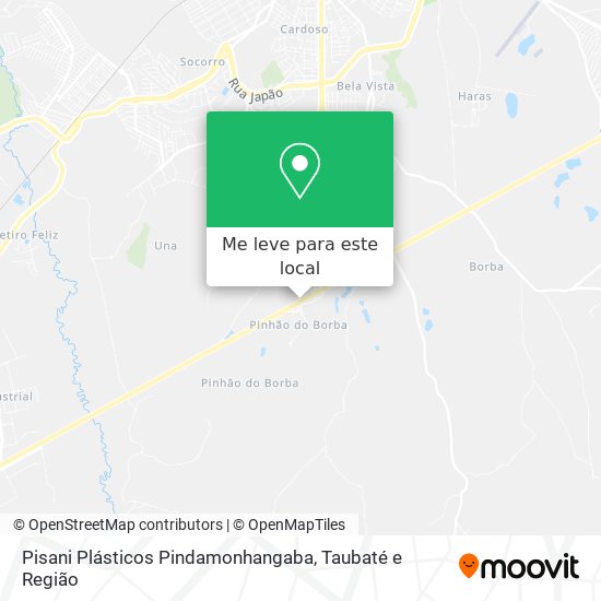 Pisani Plásticos Pindamonhangaba mapa