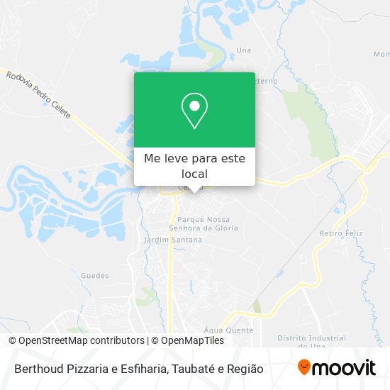 Berthoud Pizzaria e Esfiharia mapa