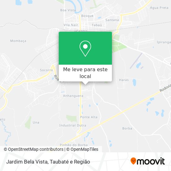 Jardim Bela Vista mapa