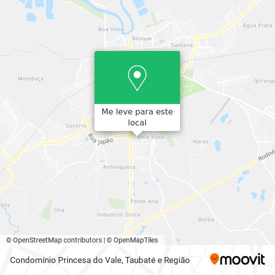 Condomínio Princesa do Vale mapa