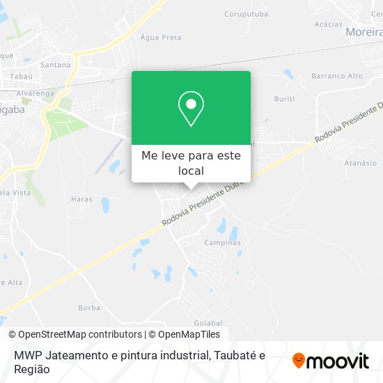 MWP Jateamento e pintura industrial mapa