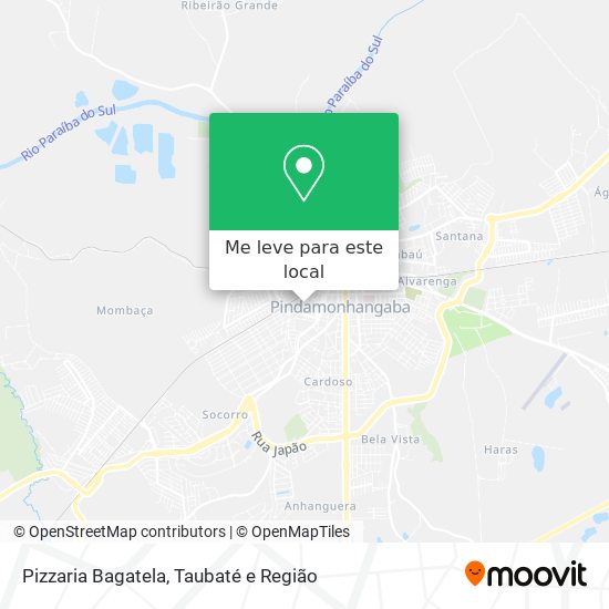Pizzaria Bagatela mapa