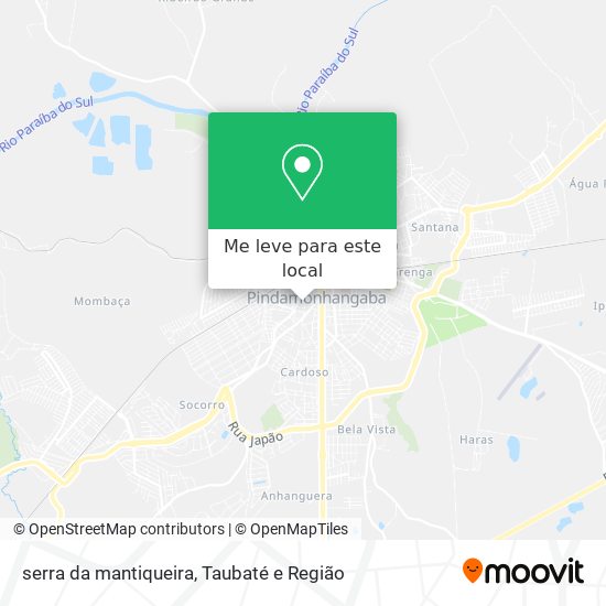 serra da mantiqueira mapa