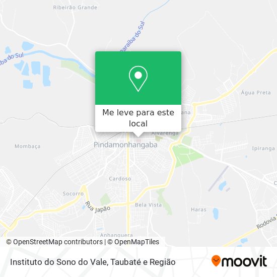 Instituto do Sono do Vale mapa
