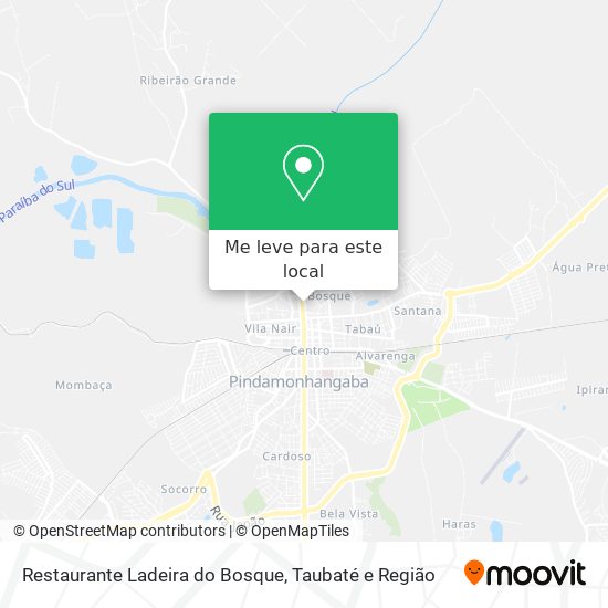 Restaurante Ladeira do Bosque mapa