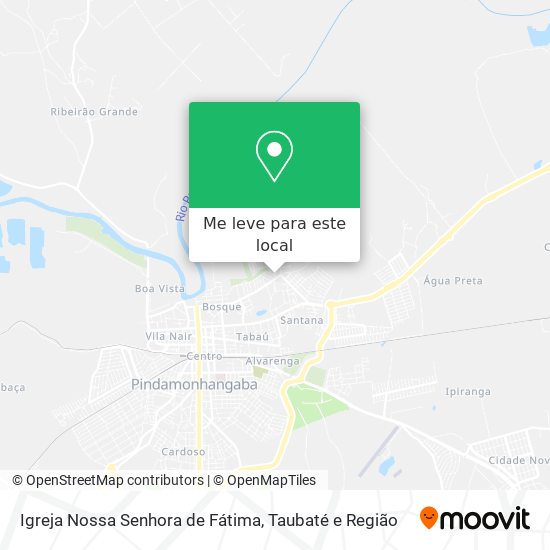 Igreja Nossa Senhora de Fátima mapa