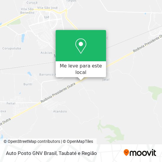 Auto Posto GNV Brasil mapa