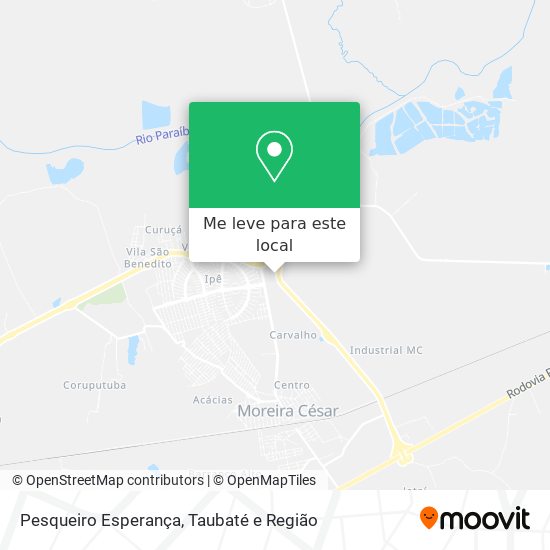 Pesqueiro Esperança mapa
