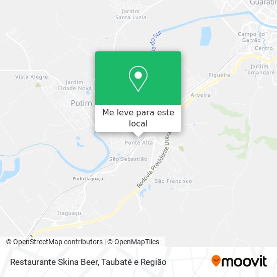 Restaurante Skina Beer mapa