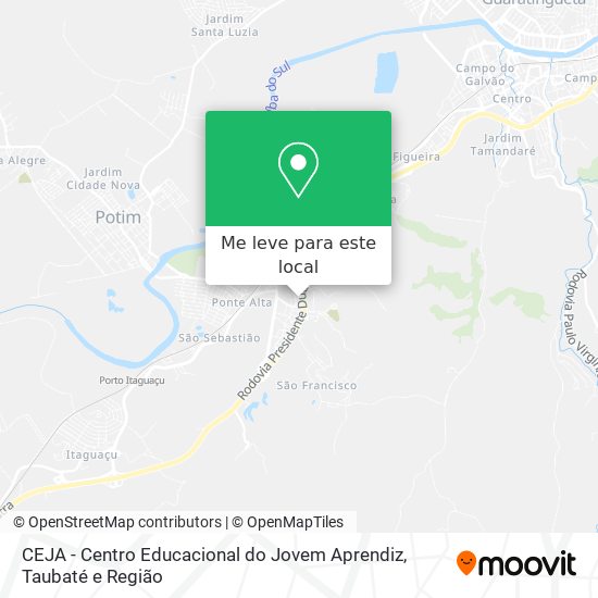 CEJA - Centro Educacional do Jovem Aprendiz mapa