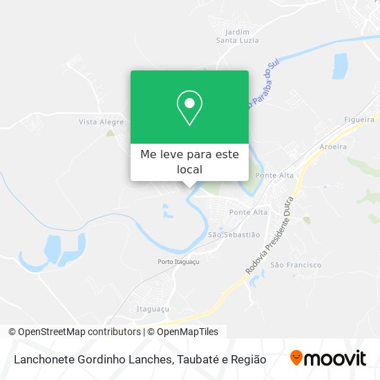 Lanchonete Gordinho Lanches mapa