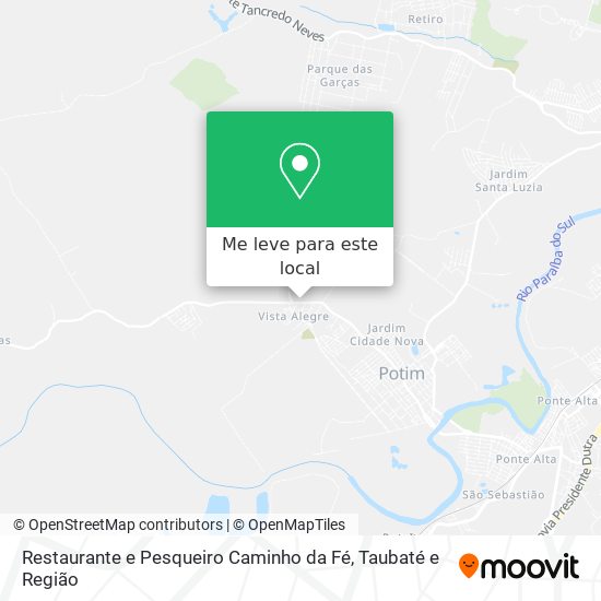 Restaurante e Pesqueiro Caminho da Fé mapa