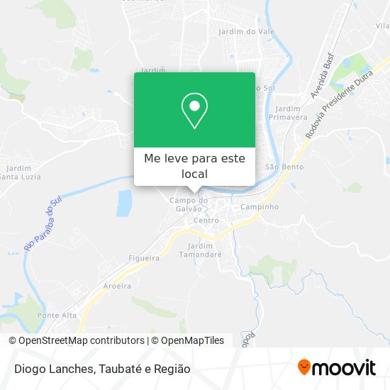 Diogo Lanches mapa