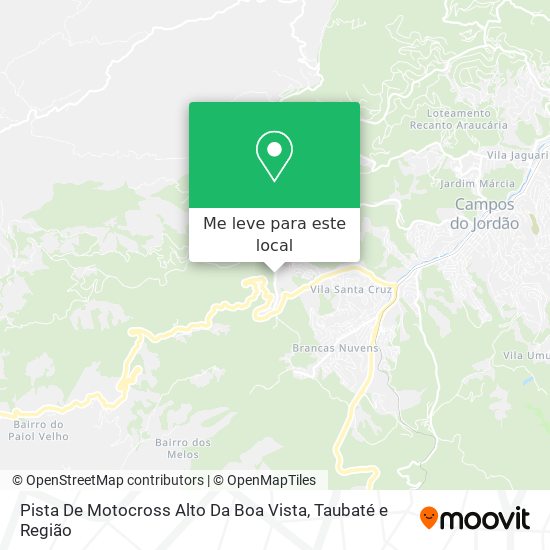 Pista De Motocross Alto Da Boa Vista mapa