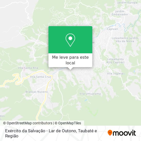 Exército da Salvação - Lar de Outono mapa