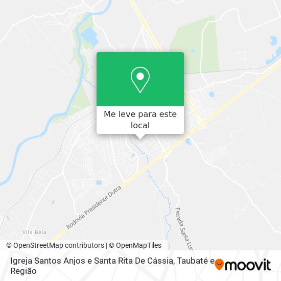 Igreja Santos Anjos e Santa Rita De Cássia mapa