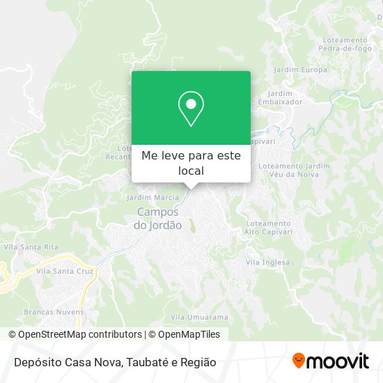 Depósito Casa Nova mapa