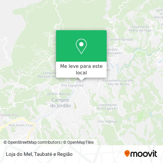 Loja do Mel mapa