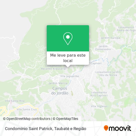 Condomínio Saint Patrick mapa