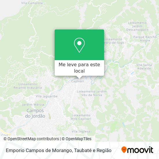 Emporio Campos de Morango mapa