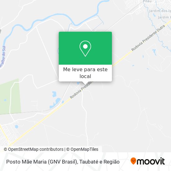 Posto Mãe Maria (GNV Brasil) mapa