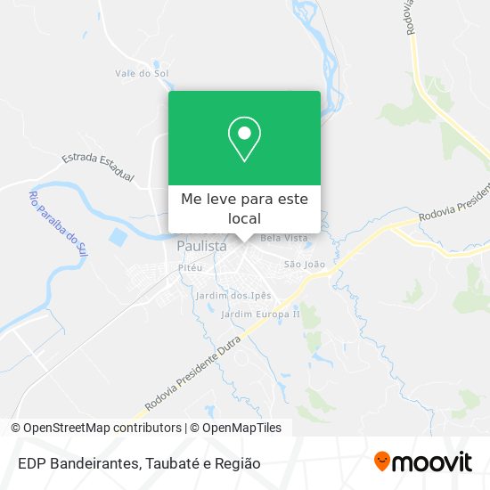 EDP Bandeirantes mapa