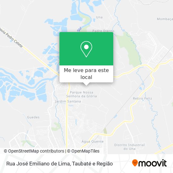 Rua José Emiliano de Lima mapa