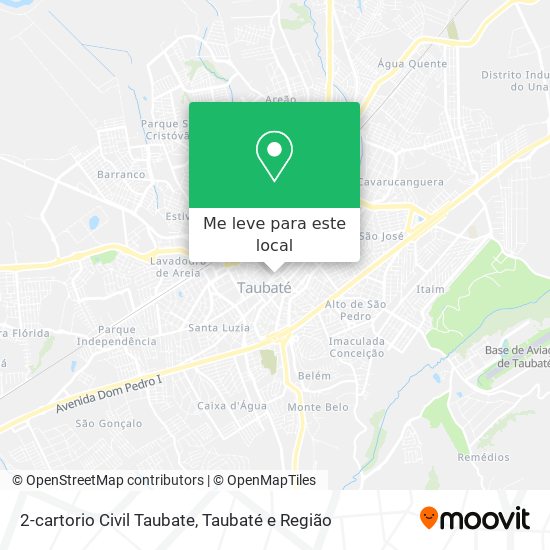 2-cartorio Civil Taubate mapa