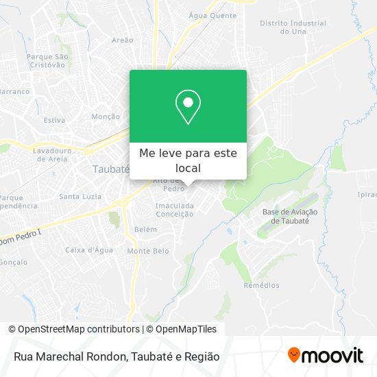 Rua Marechal Rondon mapa