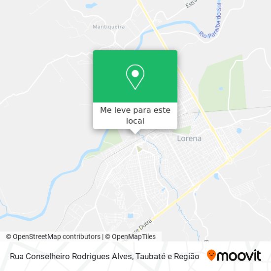 Rua Conselheiro Rodrigues Alves mapa