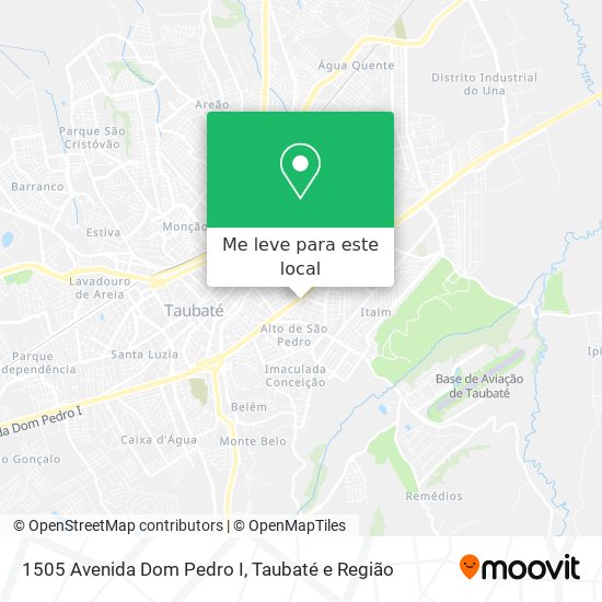 1505 Avenida Dom Pedro I mapa