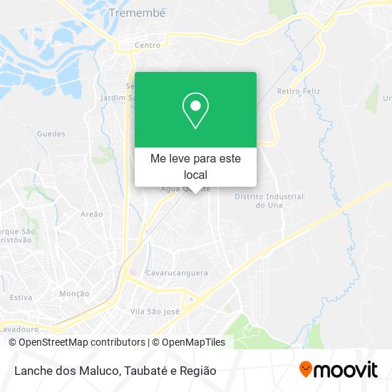 Lanche dos Maluco mapa