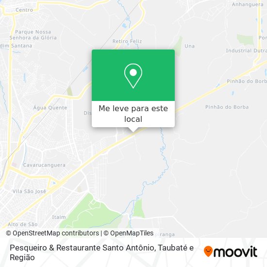 Pesqueiro & Restaurante Santo Antônio mapa