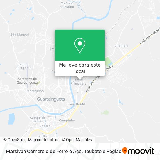 Marsivan Comércio de Ferro e Aço mapa