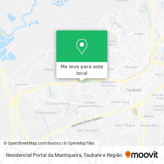 Residencial Portal da Mantiqueira mapa