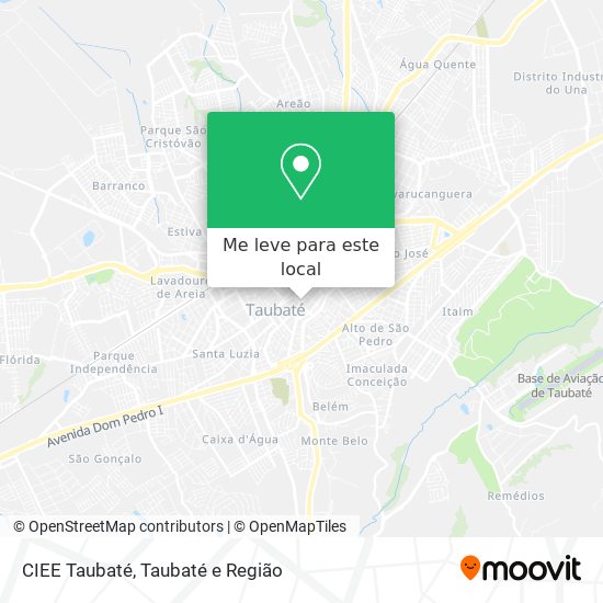 CIEE Taubaté mapa