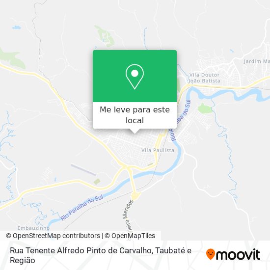 Rua Tenente Alfredo Pinto de Carvalho mapa