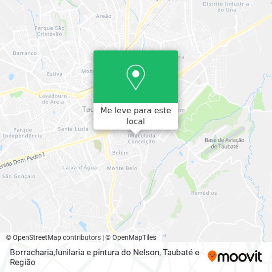 Borracharia,funilaria e pintura do Nelson mapa